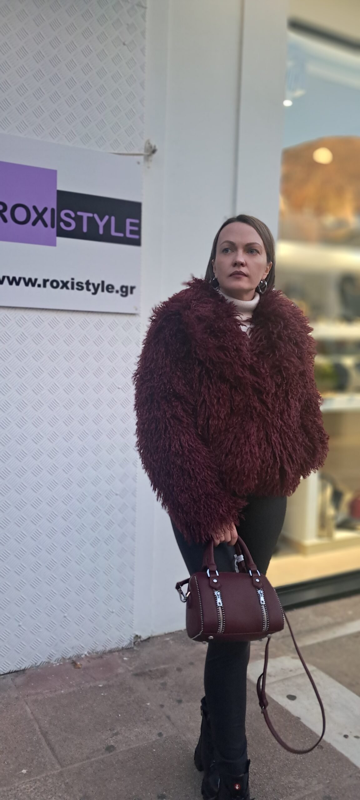 Γυναικεία γούνα οικολογική κοντή *Προβατάκι* - Image 3