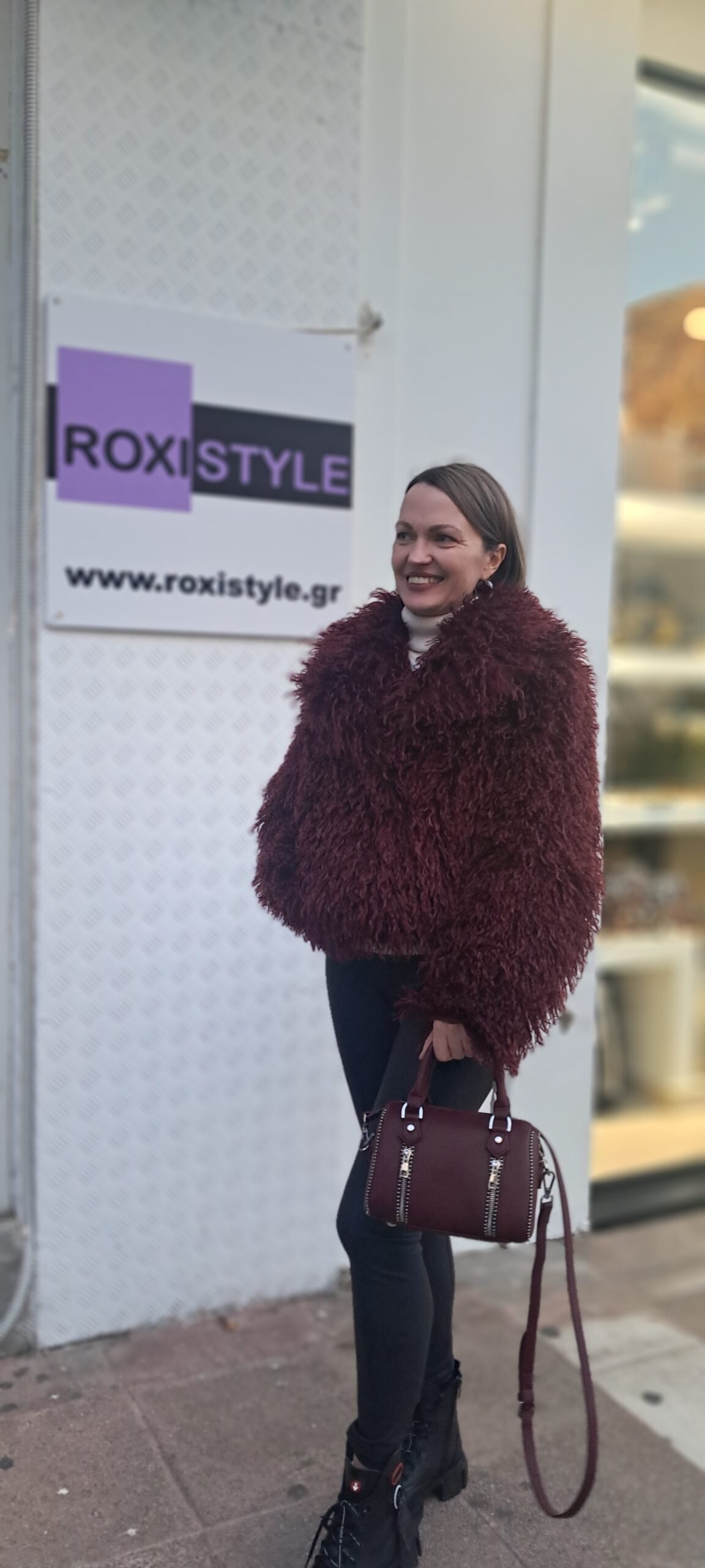 Γυναικεία γούνα οικολογική κοντή *Προβατάκι* - Image 2