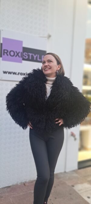 Γυναικεία γούνα οικολογική κοντή *Προβατάκι*